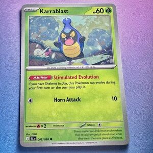 karrablast - 009/086 (common) — pokemon: black bolt